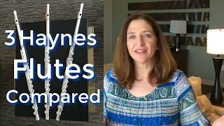 3 Levels of Haynes Flutes Compared Custom Handmade vs Q Series Semi Pro vs Amadeus Intermediate