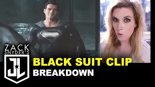 Snyder Cut Superman Black Suit Clip REACTION & BREAKDOWN - Justice Con