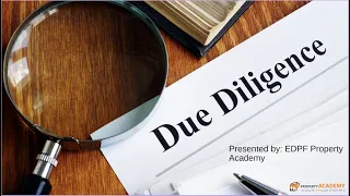 10 Minute Property Tips - Tip 4 - Due Diligence