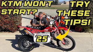 KTM Won't Start? 25 Ways to Fix your Bike!