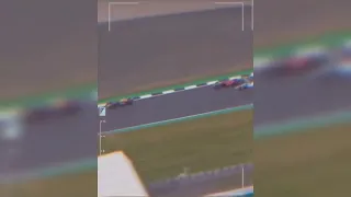 Exclusive Helicam footage of "Through goes Hamilton" Ham v/s Per v/s Lec 2022 Silverstone GP battle