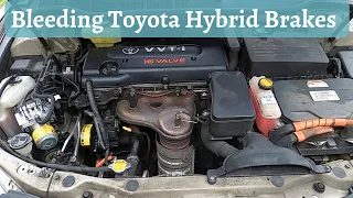 How To Bleed Brakes On A Toyota/Lexus Hybrid🍃Vehicle