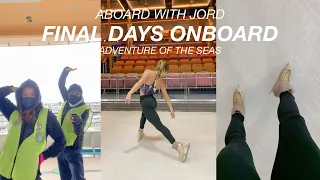 ABOARD WITH JORD: ~unseen vlog~ my last few days onboard adventure of the seas *feat. Squarespace*
