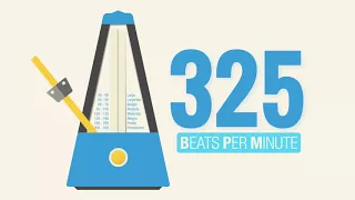 325 BPM Metronome | The BLuetiFuLL MeTRoNoME