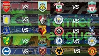 Premier league 2019/20 game week #2 | Match card predictions and results | DIMENSION SOCCER CLUB