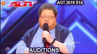 Kevin L. Schwartz Stand-Up Comedian NERVOUS BUT REALLY FUNNY | America's Got Talent 2019 Audition