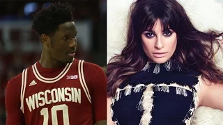 Wisconsin Player's Crush on Glee Star Shared in Press Conference