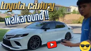 Full Walkaround - Mod List Sound Clips  Toyota Camry XSE REVIEW MTXSE26 modded 2019 Windchill Pearl