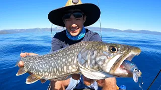 Catching HUNGRY LAKE TROUT in Lake Tahoe with Jerkbaits