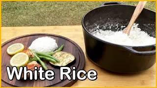 How to Cook White Rice in a Cast Iron Dutch Oven While Camping