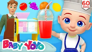 Selling Juice | Fruit Song | Color Song | more Nursery rhymes | Baby yoyo