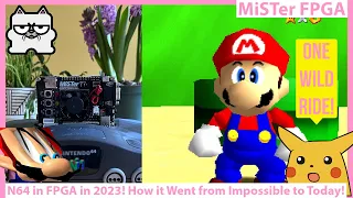 From Impossible To Today! MiSTer FPGA N64 Core 2023 Progress Report and Recap! Nintendo 64 in FPGA