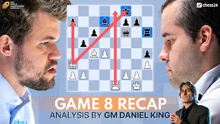 Game 8 | Carlsen - Nepomniachtchi World Chess Championship Recap | Daniel King