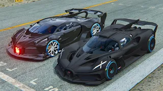 Bugatti Bolide Carbon Edition vs Bugatti Black Devil VGT - Drag Race