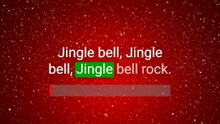 Jingle Bell Rock Karaoke Lyrics (Bobby Helms)