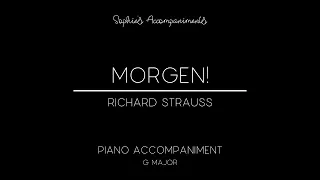 Morgen! by Richard Strauss - Piano Accompaniment in G Major