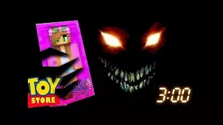 Little Kelly Minecraft DO NOT STAY IN THE TOYSTORE AFTER 3AM! Minecraft Toystore   w LittleKelly