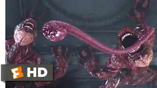 Resident Evil: Damnation (2012) - Leon vs. Lickers Scene (5/10) | Movieclips
