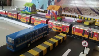 Centy Toy Train Duble Decker Full Speed Train Amazing 😍 Run #indianrailways #kids #toys