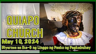 Quiapo Church Live Mass Today Friday May 10, 2024