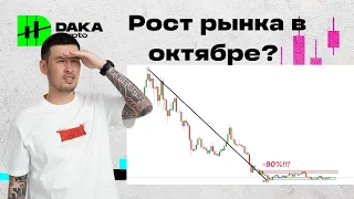 Рост рынка в октябре? Обзор BTC, S&P, Link Solana альткоины, криптовалюта трейдинг