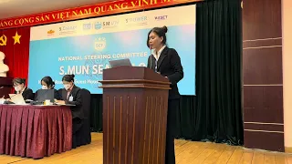 [S.MUN Season 2] SPEECH OF SINGAPORE 2