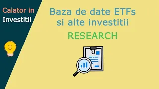 BAZA de DATE ETF-uri si alte investitii | Actualizari PERIODICE