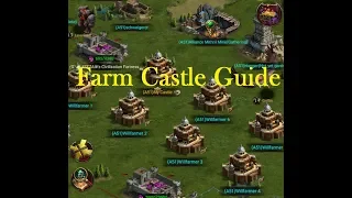 GET OVER 1 MILLION MITHRIL PER DAY!! - Clash of Kings Farm Castle Set Up Guide