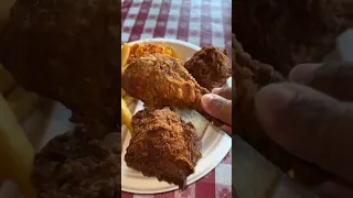 WORLD FAMOUS FRIED CHICKEN! - Gus’s World Famous Fried Chicken - #shorts