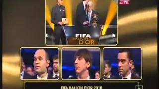 Месси получил Золотой Мяч (Messi win in the Gold Ball)