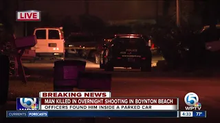 Man shot to death inside park car in Boynton Beach