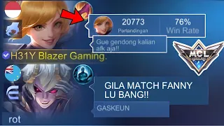 FANNY 20.000 RIBU MATCH SOMBONG DIDEPAN PUBLIC!! DAN INI LAH YANG TERJADI… - Mobile Legends