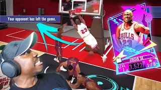 AMETHYST MICHAEL JORDAN CAUSES RAGE QUIT! NBA 2K Mobile Season 3 Gameplay Ep 3