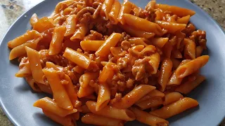 RECETA MACARRONES CON TOMATE RIQUÌSIMOS Y JUGOSÌSIMOS!!