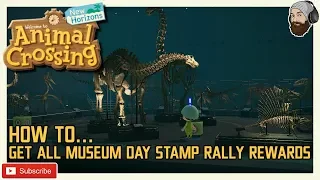 HOW TO GET ALL STAMP RALLY REWARDS IN ANIMAL CROSSING NEW HORIZONS - All Museum Day Rewards ACNH