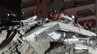 27 dead, buildings destroyed in major quake off Greece's Samos