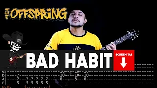 【THE OFFSPRING】[ Bad Habit ] cover by Masuka | LESSON | GUITAR TAB