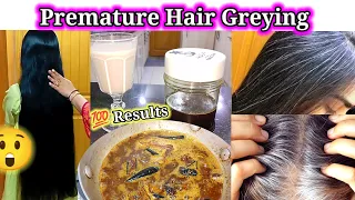 Premature Hair Greying |💯 highly recommended | Magical hair oil ✨| Biotin drink💪 | BinteSaeed
