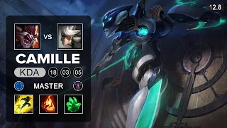 Camille vs Kled Top - EUW Master - Patch 12.8 Season 12