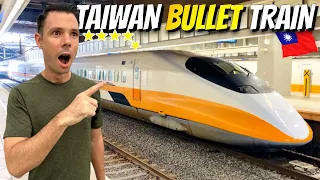 We Took Taiwan's IMPRESSIVE Bullet Train! Taipei to Kaohsiung 台湾 🇹🇼