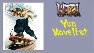 Ultra Street Fighter IV - Yun Move List