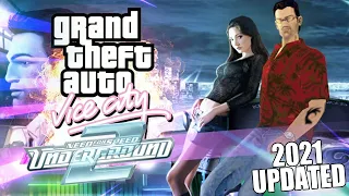 GTA Vice City NFS Underground 2 2021 Gameplay - Total Conversion Mod (UPDATED) (Mega Pack)