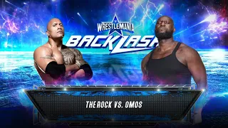 The Rock vs Omos | WWE2K23 | RAW | Backlash | PS5 Gameplay | Gaming Nanban |