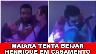 MAIARA TENTA BEIJAR HENRIQUE DA DUPLA COM JULIANO