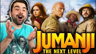 JUMANJI: THE NEXT LEVEL MOVIE REACTION FIRST TIME WATCHING!