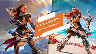 Horizon Zero Dawn V Horizon Forbidden West PS4 PRO Comparison video