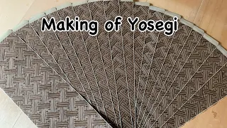 寄木ズク　正卍模様製作　Making of Yosegi