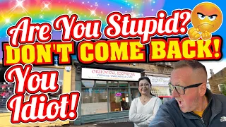 Eating at the most Scathing SAVAGE RUDE CHINESE TAKEAWAY in ENGLAND!