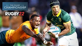 SOUTH AFRICA VS AUSTRALIA | RUGBY CHAMPIONSHIP | Match Highlights On RUGBY 22