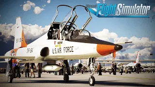 HYPER REALISTIC Airshow Experience! | MILVIZ T-38 Talon - Nellis AFB | Airshow Assistant | MSFS